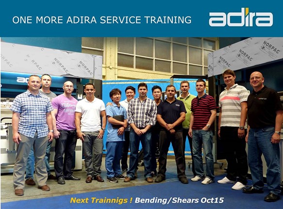 Сервис-тренинг специалистов ГК «Robur International» в компании ADIRA в Португалии